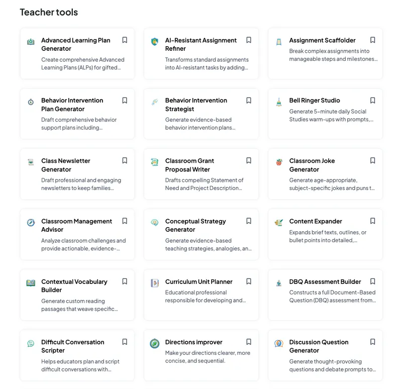 Teacher AI Tools