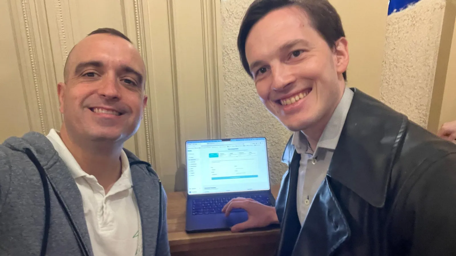 Robert Cobbs and Stanislav Shakirov in Stockholm