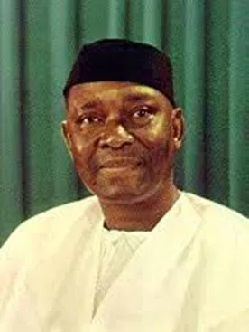 Archive portrait of a Nigerian statesman in a black cap and white agbada, one of the figures in the M & M Academy experience